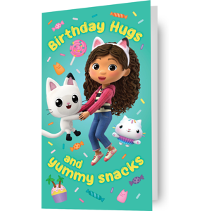 Danilo Promotions Ltd Gabby's Dollhouse 'Birthday Hugs' Birthday Card Danilo Promotions Ltd Gabby's Dollhouse 'Birthday Hugs' Birthday Card