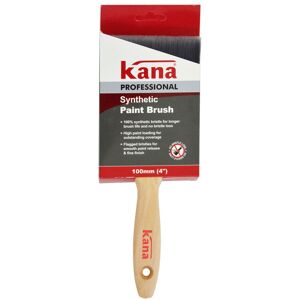XS-Stock.com Ltd Kana Professional Synthetic Paint Brush Wooden Handle 100mm (4") XS-Stock.com Ltd Kana Professional Synthetic Paint Brush Wooden Handle 100mm (4")
