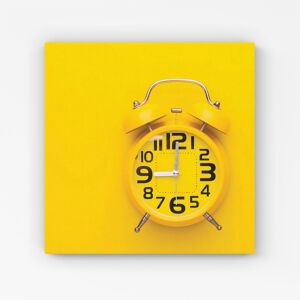 WRT Ltd Yellow Alarm Clock Canvas - Extra Large 40" x 40" WRT Ltd Yellow Alarm Clock Canvas - Extra Large 40" x 40"