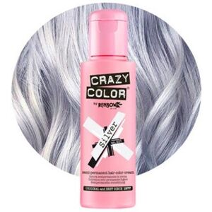 Why Not Shop UK Ltd Crazy Color Semi Permanent Hair Dye Silver Number 027 100ml Why Not Shop UK Ltd Crazy Color Semi Permanent Hair Dye Silver Number 027 100ml