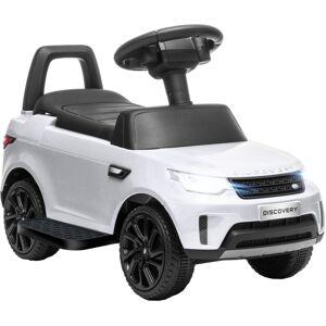 MHSTAR UK LTD AIYAPLAY Land Rover Licensed 6V Kids Electric Ride On Car, 2 in 1 Sliding Car Battery Powered Car with Headlights Music Horn, for 18-60 Months - White