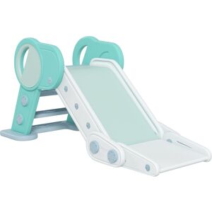 MHSTAR UK LTD AIYAPLAY Kids Slide Freestanding Toddler Slide Foldable for Indoor Outdoor 1.5-3 Years Old, Green