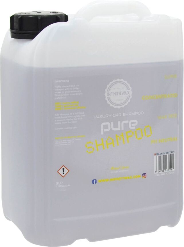 XS-Stock.com Ltd Pure Shampoo Luxury Car Wash Cleaning Wax Free PH Neatral - 5L