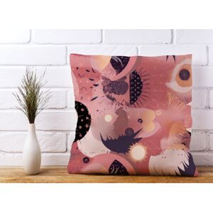 WRT Ltd Abstract Red Pink Pattern Cushions - 60cm x 60cm WRT Ltd Abstract Red Pink Pattern Cushions - 60cm x 60cm