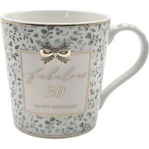 Why Not Shop UK Ltd Madelaine Fabulous 30 30th Birthday Boxed Gift Mug With Diamante Bow Why Not Shop UK Ltd Madelaine Fabulous 30 30th Birthday Boxed Gift Mug With Diamante Bow