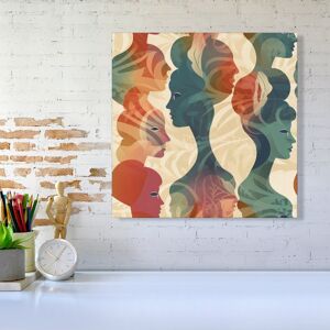 WRT Ltd Coloured Silhouette Canvas - Large 30" x 30" WRT Ltd Coloured Silhouette Canvas - Large 30" x 30"