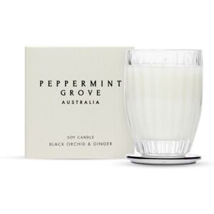 Jesters Party Black Orchid & Ginger - Sm Glass Jar Jesters Party Black Orchid & Ginger - Sm Glass Jar