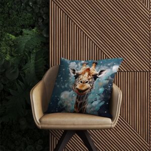 WRT Ltd Splashart Giraffe Face Outdoor Cushion - 60cm x 60cm WRT Ltd Splashart Giraffe Face Outdoor Cushion - 60cm x 60cm
