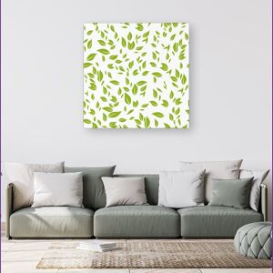 WRT Ltd Green Leaves Canvas - Small 10" x 10" WRT Ltd Green Leaves Canvas - Small 10" x 10"