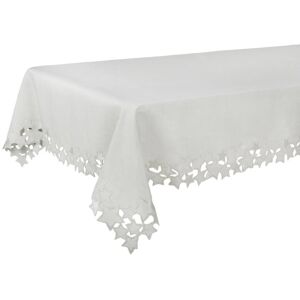 XS-Stock.com Ltd Silver Star Fabric Tablecloths / Napkins Xmas Decoration - 52 x 90" XS-Stock.com Ltd Silver Star Fabric Tablecloths / Napkins Xmas Decoration - 52 x 90"