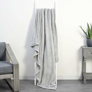 XS-Stock.com Ltd Shaggy Fleece Blanket With Lurex Sparkle Grey/White/Black - Silver - 130 x 155cm XS-Stock.com Ltd Shaggy Fleece Blanket With Lurex Sparkle Grey/White/Black - Silver - 130 x 155cm