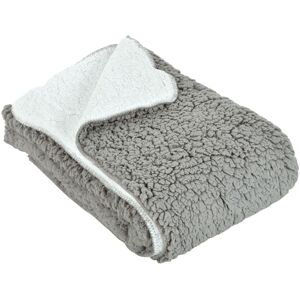 XS-Stock.com Ltd Double Layer Sherpa Super Soft Fleece Blanket Home Sofa Bed Throw - Grey - 150 x 200cm XS-Stock.com Ltd Double Layer Sherpa Super Soft Fleece Blanket Home Sofa Bed Throw - Grey - 150 x 200cm