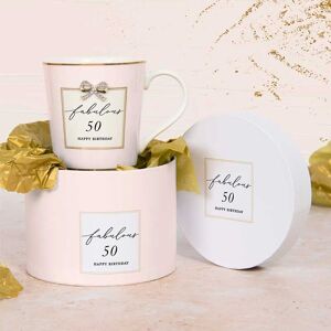 Why Not Shop UK Ltd Fabulous 50 Happy Birthday 50th Birthday Boxed Gift Mug Why Not Shop UK Ltd Fabulous 50 Happy Birthday 50th Birthday Boxed Gift Mug