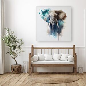WRT Ltd Majestic Elephant Splashart Canvas - Medium 16" x 16" WRT Ltd Majestic Elephant Splashart Canvas - Medium 16" x 16"
