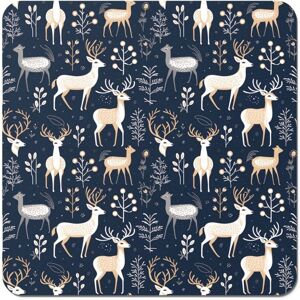 WRT Ltd Reindeer, Whimsical, Illustration Pattern Coasters WRT Ltd Reindeer, Whimsical, Illustration Pattern Coasters