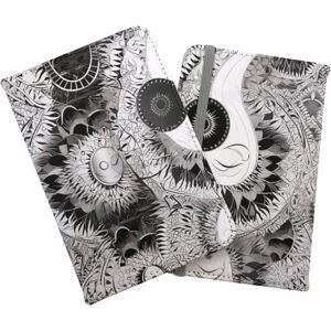 WRT Ltd Abstract Moon and Sun Passport Cover WRT Ltd Abstract Moon and Sun Passport Cover