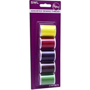 Why Not Shop UK Ltd SWL - Assorted Colours Sewing Thread - 5 Pack Why Not Shop UK Ltd SWL - Assorted Colours Sewing Thread - 5 Pack