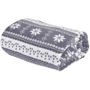XS-Stock.com Ltd Snowflake Wrap Around Snuggle Blanket With Sleeves 137x180cm - Grey XS-Stock.com Ltd Snowflake Wrap Around Snuggle Blanket With Sleeves 137x180cm - Grey