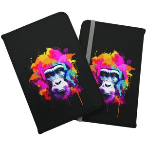 WRT Ltd Multi Coloured Monkey Face Passport Cover WRT Ltd Multi Coloured Monkey Face Passport Cover