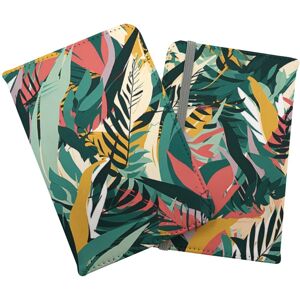 WRT Ltd Coloured Tropical Leaves Passport Cover WRT Ltd Coloured Tropical Leaves Passport Cover