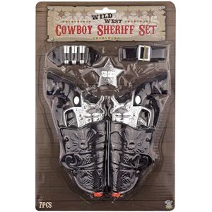 Why Not Shop UK Ltd Cowboy Sheriff Fancy Dress Gun Set 7 Pieces Why Not Shop UK Ltd Cowboy Sheriff Fancy Dress Gun Set 7 Pieces
