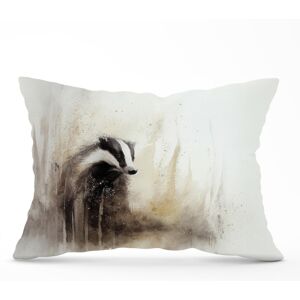 WRT Ltd Badger Watercolour Cushions - 33cm x 48cm WRT Ltd Badger Watercolour Cushions - 33cm x 48cm