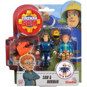 XS-Stock.com Ltd Fireman Sam Pack of 2 Deluxe Action Figures with Accessories 7cm - Sam & Norman XS-Stock.com Ltd Fireman Sam Pack of 2 Deluxe Action Figures with Accessories 7cm - Sam & Norman