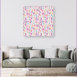 WRT Ltd Vertical Abstract Brush Pattern Canvas - Small 10" x 10" WRT Ltd Vertical Abstract Brush Pattern Canvas - Small 10" x 10"