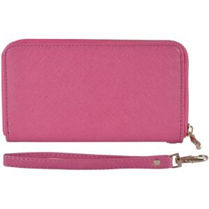 XS-Stock.com Ltd Womens Purse Classic Britt Faux Leather Clip On Wrist Strap - Pink XS-Stock.com Ltd Womens Purse Classic Britt Faux Leather Clip On Wrist Strap - Pink