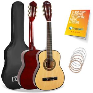 NORMANS (BURTON UPON TRENT) LIMITED 3rd Avenue 1/4 Size Classical Guitar Pack - Natural NORMANS (BURTON UPON TRENT) LIMITED 3rd Avenue 1/4 Size Classical Guitar Pack - Natural