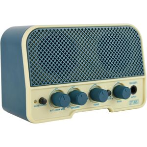 NORMANS (BURTON UPON TRENT) LIMITED 3rd Avenue 5W Mini Guitar Amplifier and Bluetooth Speaker - Space Blue and Cream NORMANS (BURTON UPON TRENT) LIMITED 3rd Avenue 5W Mini Guitar Amplifier and Bluetooth Speaker - Space Blue and Cream