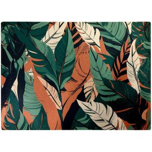 WRT Ltd Autumn Tropical Leaves Glass Chopping Board WRT Ltd Autumn Tropical Leaves Glass Chopping Board