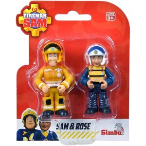 XS-Stock.com Ltd Fireman Sam Pack of 2 Action Figures Basic Character Posable 7cm - Sam & Rose XS-Stock.com Ltd Fireman Sam Pack of 2 Action Figures Basic Character Posable 7cm - Sam & Rose