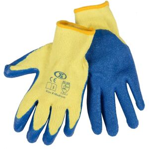 XS-Stock.com Ltd 12 Pairs Workwear DIY Builders Gardening Latex Rubber Coated Work Gloves - Blue - Medium (Size 8) XS-Stock.com Ltd 12 Pairs Workwear DIY Builders Gardening Latex Rubber Coated Work Gloves - Blue - Medium (Size 8)