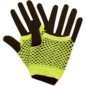 XS-Stock.com Ltd Womens Fingerless Gloves Fishnet Neon 1980s Fancy Dress - Neon Yellow XS-Stock.com Ltd Womens Fingerless Gloves Fishnet Neon 1980s Fancy Dress - Neon Yellow