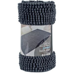 XS-Stock.com Ltd Step-Out Bath & Shower Mat Shaggy Noodle Pile Fibre Non-Slip - 50 x 100cm - Grey XS-Stock.com Ltd Step-Out Bath & Shower Mat Shaggy Noodle Pile Fibre Non-Slip - 50 x 100cm - Grey