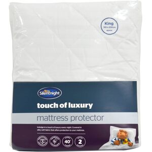 XS-Stock.com Ltd Silentnight Touch of Luxury Mattress Protector Easy Fit White - King XS-Stock.com Ltd Silentnight Touch of Luxury Mattress Protector Easy Fit White - King
