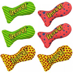 Real Pet Store Yeowww! Stinkies Catnip Sardines 3 Colours - Pack of six (6) Real Pet Store Yeowww! Stinkies Catnip Sardines 3 Colours - Pack of six (6)