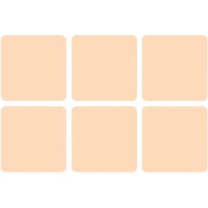 XS-Stock.com Ltd Set of 6 Coasters Classic Designs Cork Back Square Mats - Flossy XS-Stock.com Ltd Set of 6 Coasters Classic Designs Cork Back Square Mats - Flossy