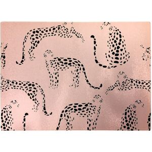 WRT Ltd Abstract Leopard Pattern Glass Chopping Board WRT Ltd Abstract Leopard Pattern Glass Chopping Board