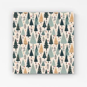 WRT Ltd Boho Inspired Christmas Tree Pattern Canvas - Extra Large 40" x 40" WRT Ltd Boho Inspired Christmas Tree Pattern Canvas - Extra Large 40" x 40"
