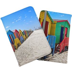 WRT Ltd Beach Huts At Muizenberg Beach Passport Cover WRT Ltd Beach Huts At Muizenberg Beach Passport Cover