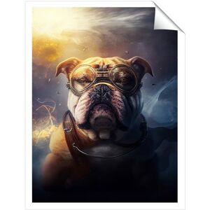 WRT Ltd Bulldog Splashart Golden Art Prints - 8" x 10" - No frame WRT Ltd Bulldog Splashart Golden Art Prints - 8" x 10" - No frame