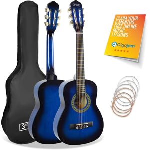 NORMANS (BURTON UPON TRENT) LIMITED 3rd Avenue 1/4 Size Classical Guitar Pack - Blueburst NORMANS (BURTON UPON TRENT) LIMITED 3rd Avenue 1/4 Size Classical Guitar Pack - Blueburst