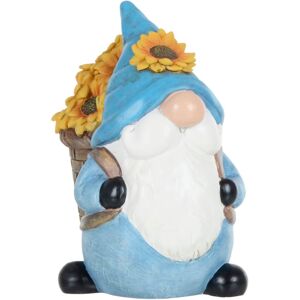 XS-Stock.com Ltd Garden Gnome Standing Ornament Resin Outdoor Decoration - Blue Hat XS-Stock.com Ltd Garden Gnome Standing Ornament Resin Outdoor Decoration - Blue Hat