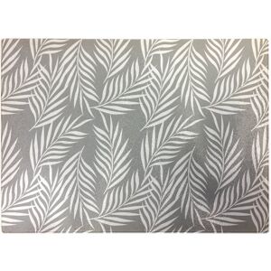 WRT Ltd Palm Tree Leaves Glass Chopping Board WRT Ltd Palm Tree Leaves Glass Chopping Board