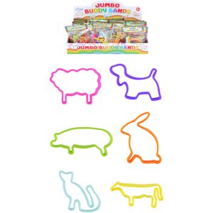 Party Perfecto 6 Jumbo Farm Buddy Bands Party Perfecto 6 Jumbo Farm Buddy Bands