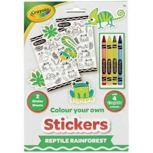 XS-Stock.com Ltd Crayola Colour Your Own Stickers Sheets Set with 4 Crayons - Reptile Rainforest XS-Stock.com Ltd Crayola Colour Your Own Stickers Sheets Set with 4 Crayons - Reptile Rainforest