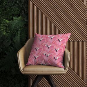 WRT Ltd Watercolour Flamingo Hearts Outdoor Cushion - 60cm x 60cm WRT Ltd Watercolour Flamingo Hearts Outdoor Cushion - 60cm x 60cm