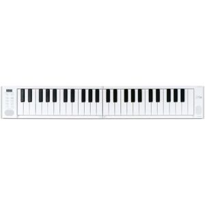 NORMANS (BURTON UPON TRENT) LIMITED Carry-On 49 Key Touch Sensitive Folding Piano - White NORMANS (BURTON UPON TRENT) LIMITED Carry-On 49 Key Touch Sensitive Folding Piano - White